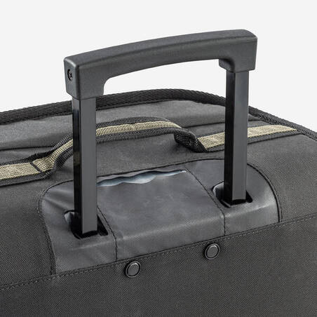 30L Suitcase Essential - Black/Khaki