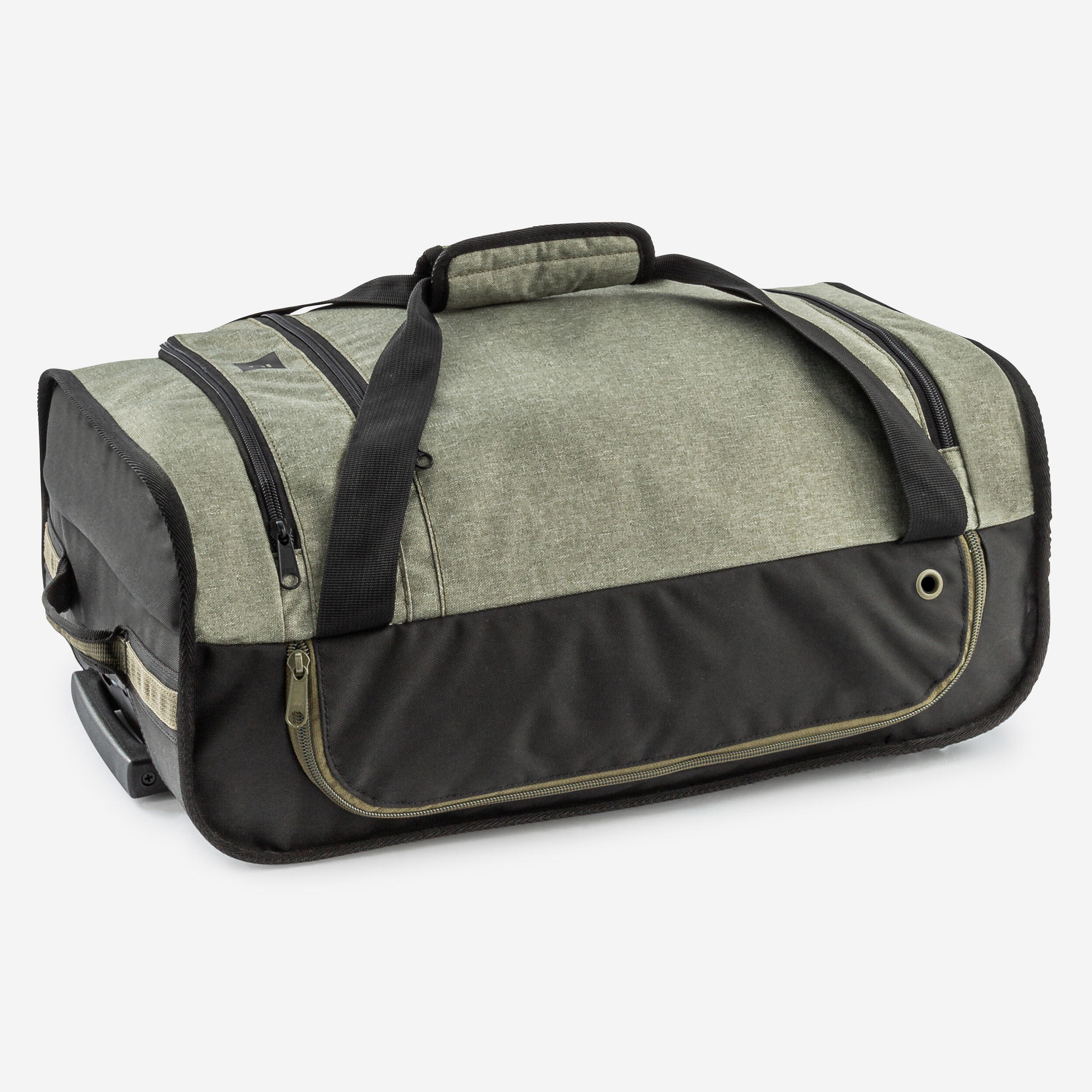 30L Suitcase Essential - Black/Khaki 5/11