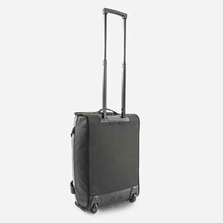 30L Suitcase Essential - Black/Khaki