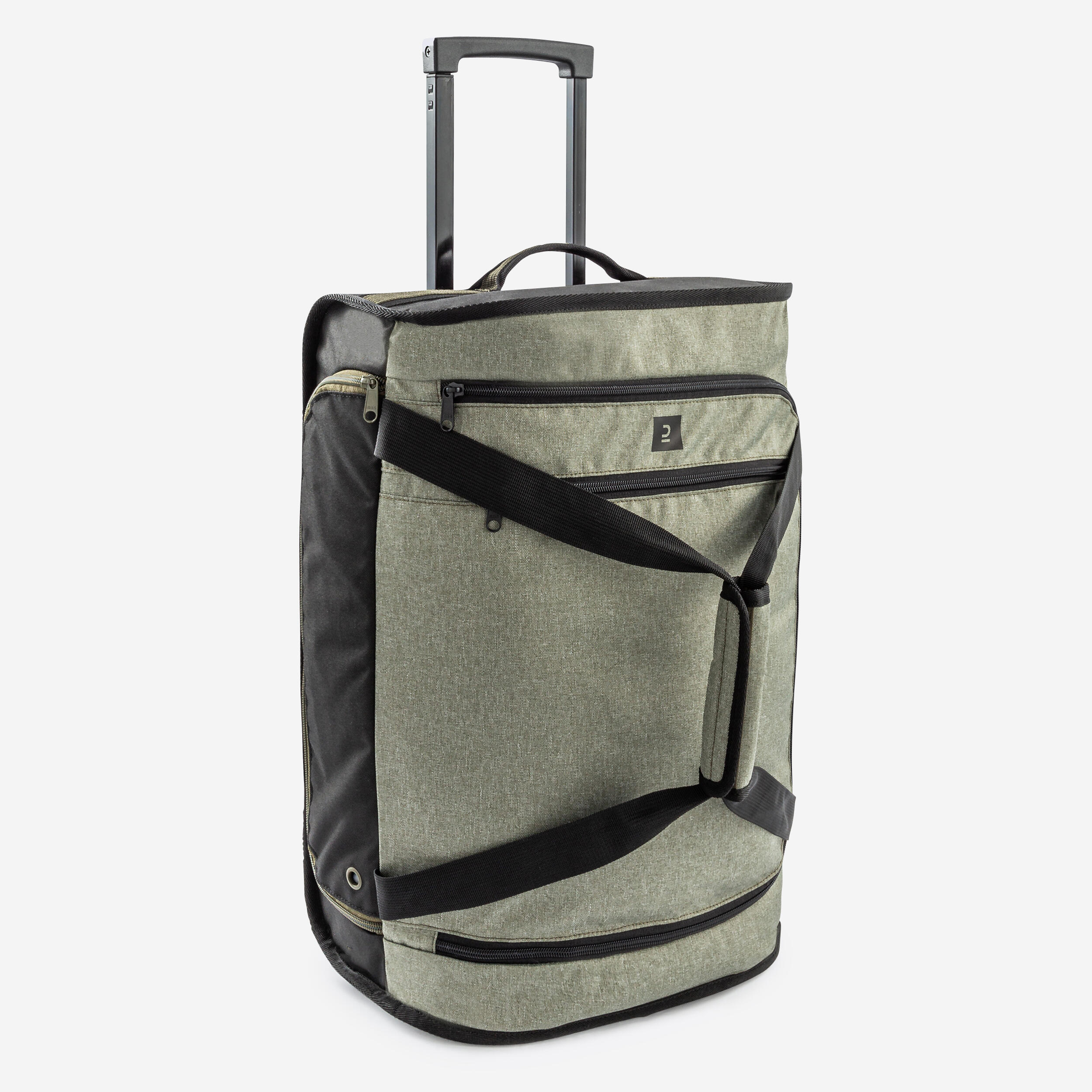 30L Suitcase Essential - Black/Khaki 2/11