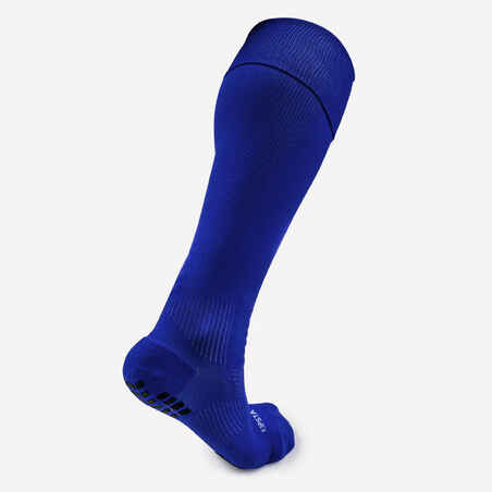 Suaugusiųjų ilgos neslystančios futbolo kojinės „Viralto II“, mėlynos