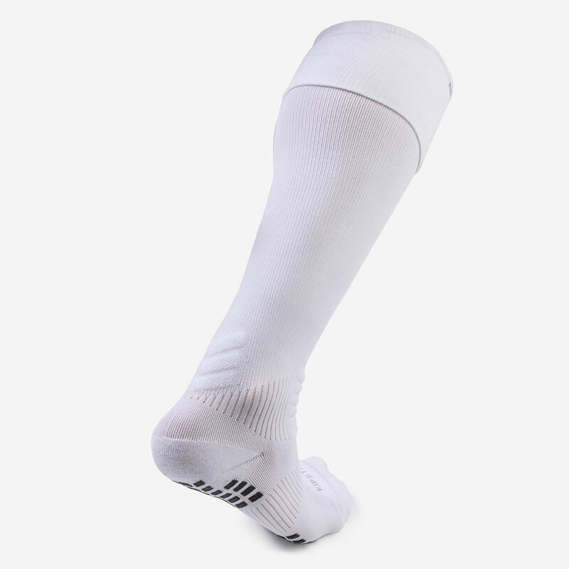 Damen/Herren Fussball Stutzen mit rutschfesten Socken - Viralto II weiss