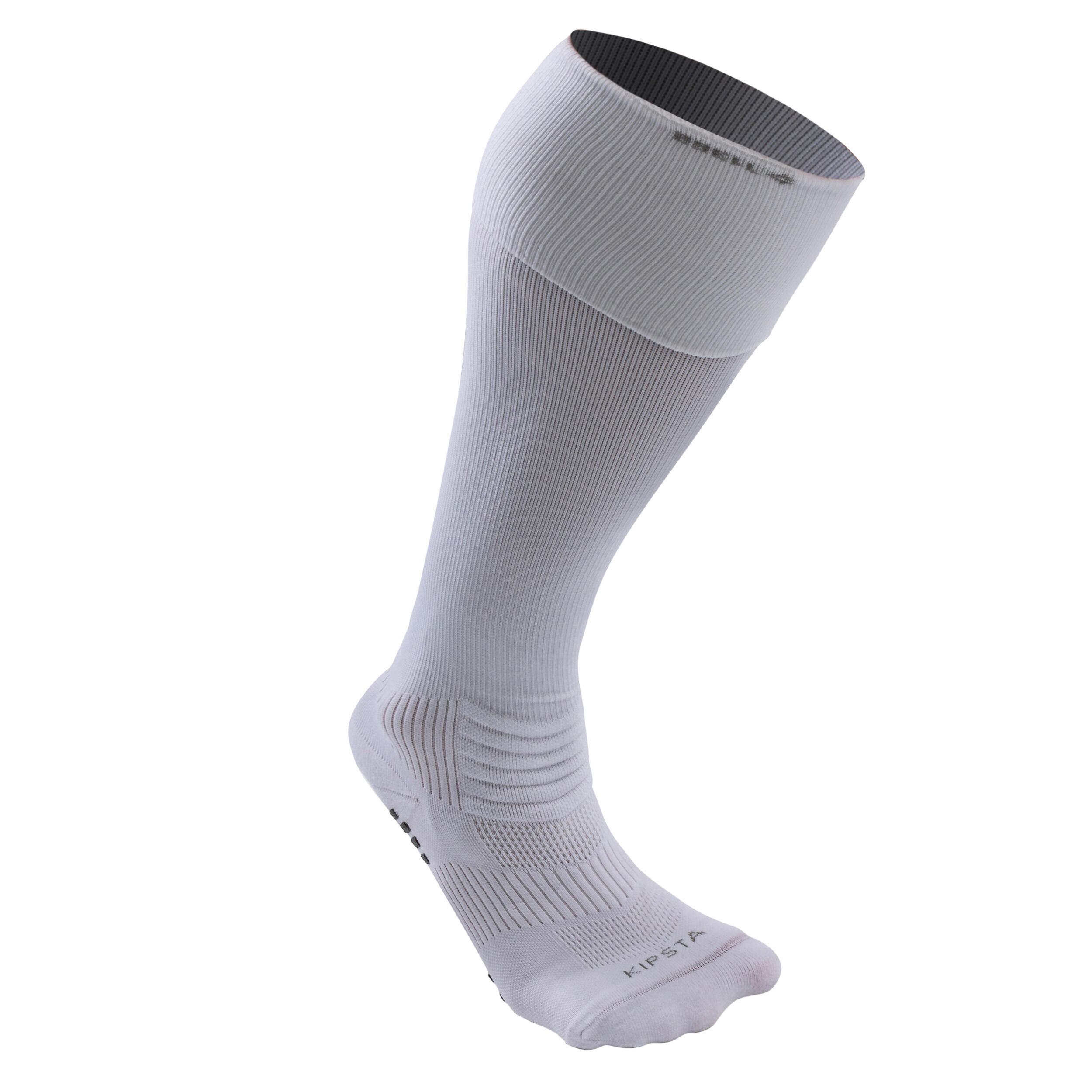 KIPSTA Adult High and Grippy Football Socks Viralto II - White
