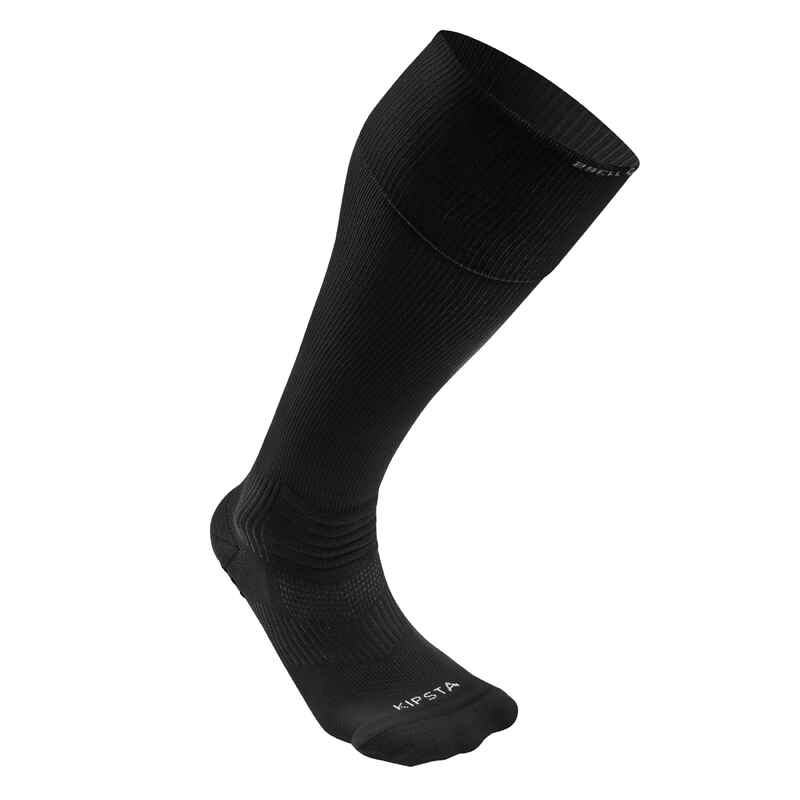 Adult High and Grippy Football Socks Viralto II - Black