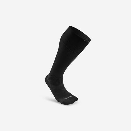 CHAUSSETTES DE FOOTBALL ADULTE MONTANTES ET ADHERENTES VIRALTO II NOIRE