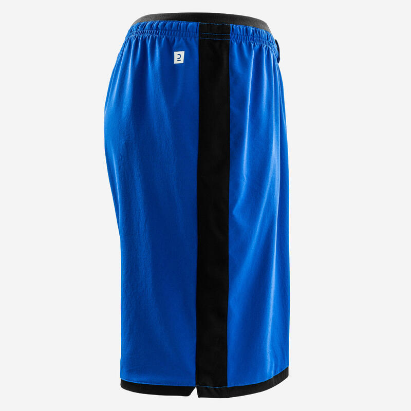 PANTALÓN CORTO DE FÚTBOL VIRALTO JR AXTON AZUL Y NEGRO