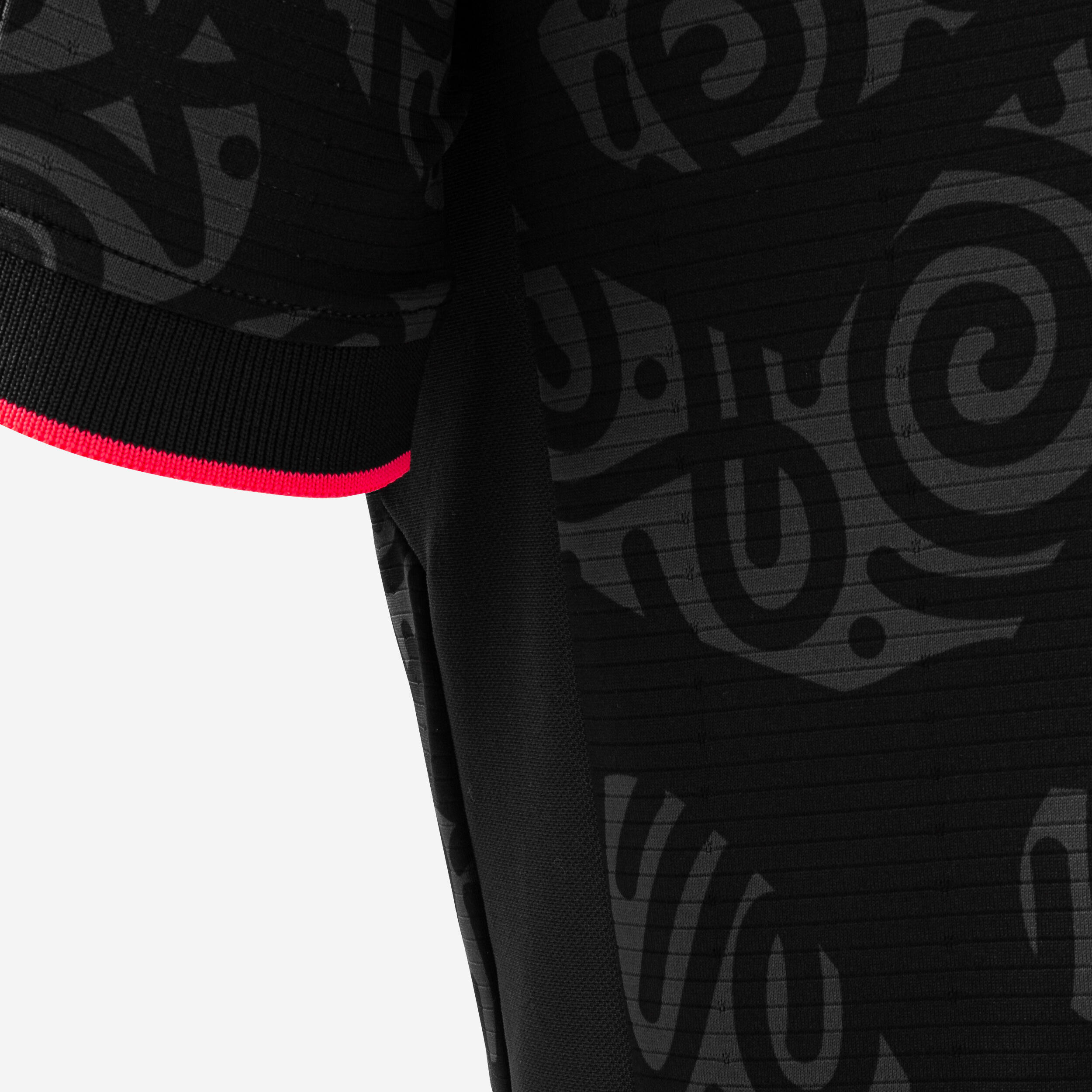 CAMISETA DE FÚTBOL  VIRALTO II MANGA CORTA NEGRO, GRIS Y ROSA 8/14