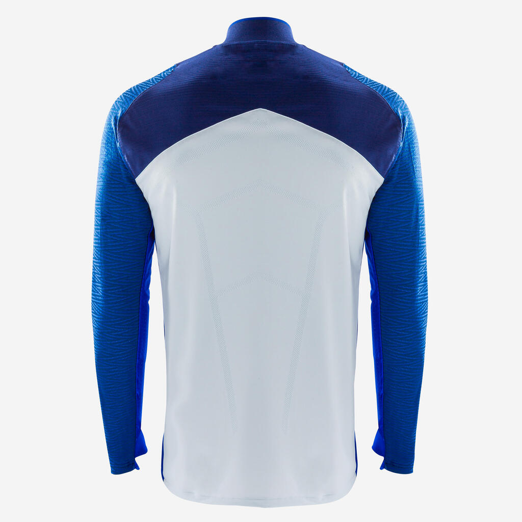 1/2-Zip Football Sweatshirt CLR - Blue/Grey