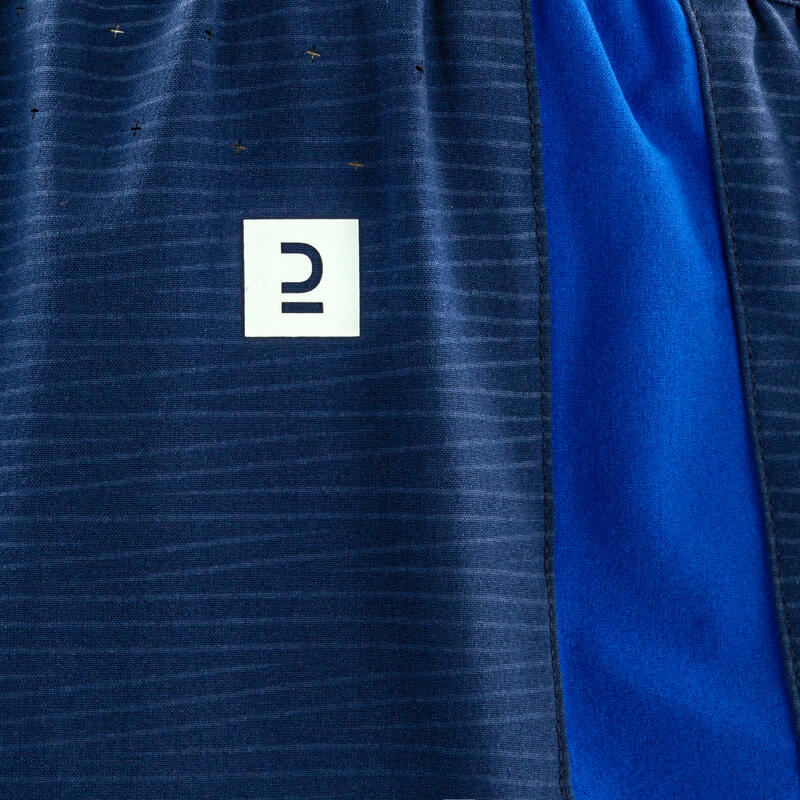 Pantalón corto de fútbol adulto CLR Marino y azul