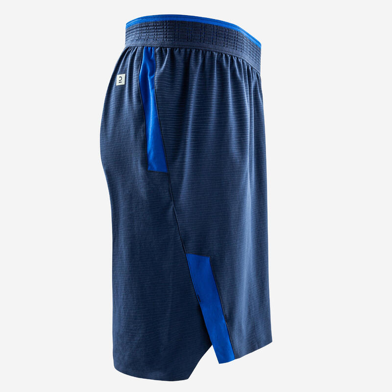 Short de football adulte CLR Marine et bleu