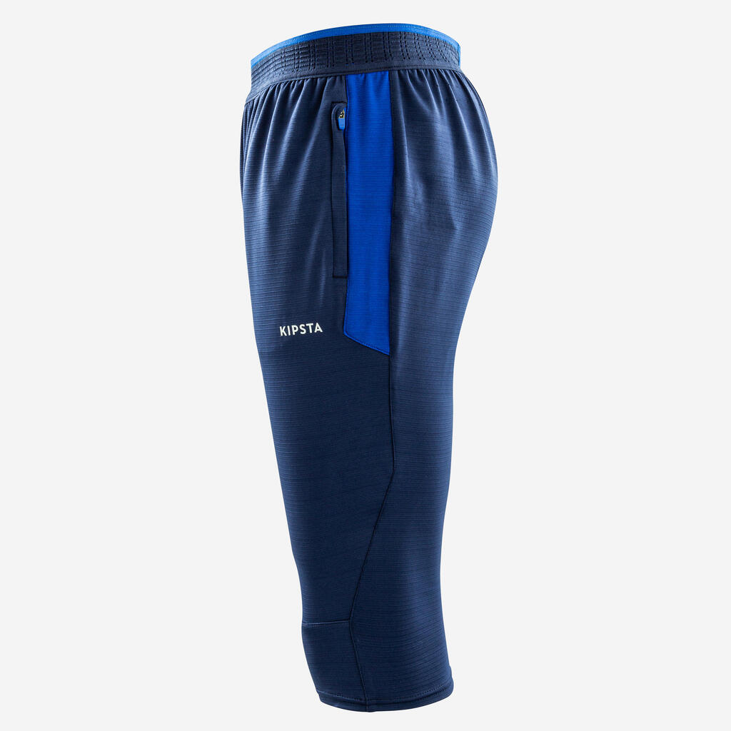 Damen/Herren Fussball 3/4-Hose - CLR marineblau/blau