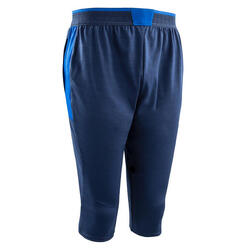 3/4 pant de football CLR marine et bleu