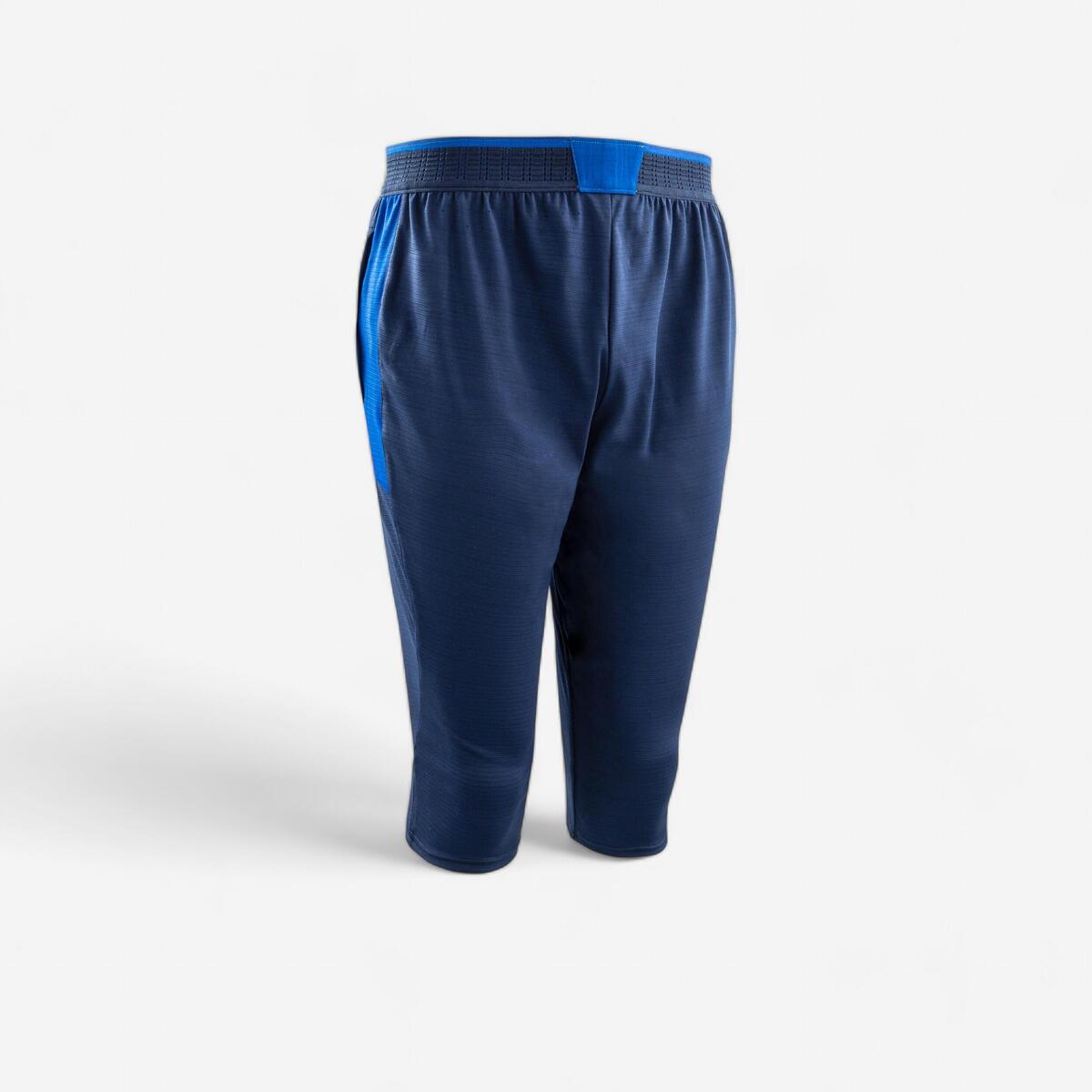 3/4 pant de football CLR marine et bleu