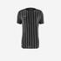 Men Football Jersey Shirt Viralto- - Black with Grey Stripes