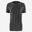 Fotbalový dres s krátkým rukávem Viralto Solo klasický pruhovaný černo-šedý