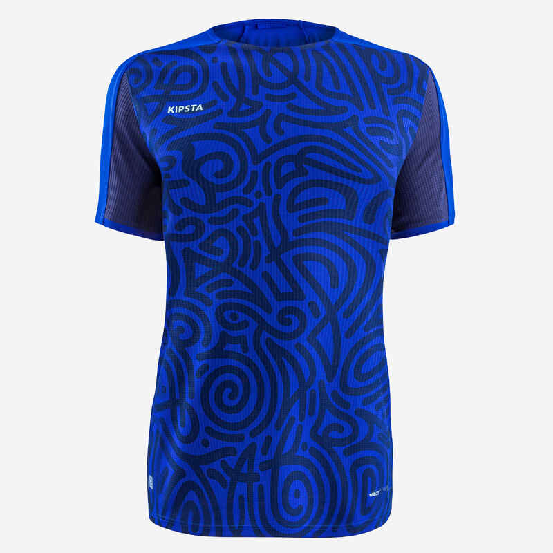 CAMISETA DE FÚTBOL MANGA CORTA VIRALTO SOLO LETTERS AZUL - Decathlon