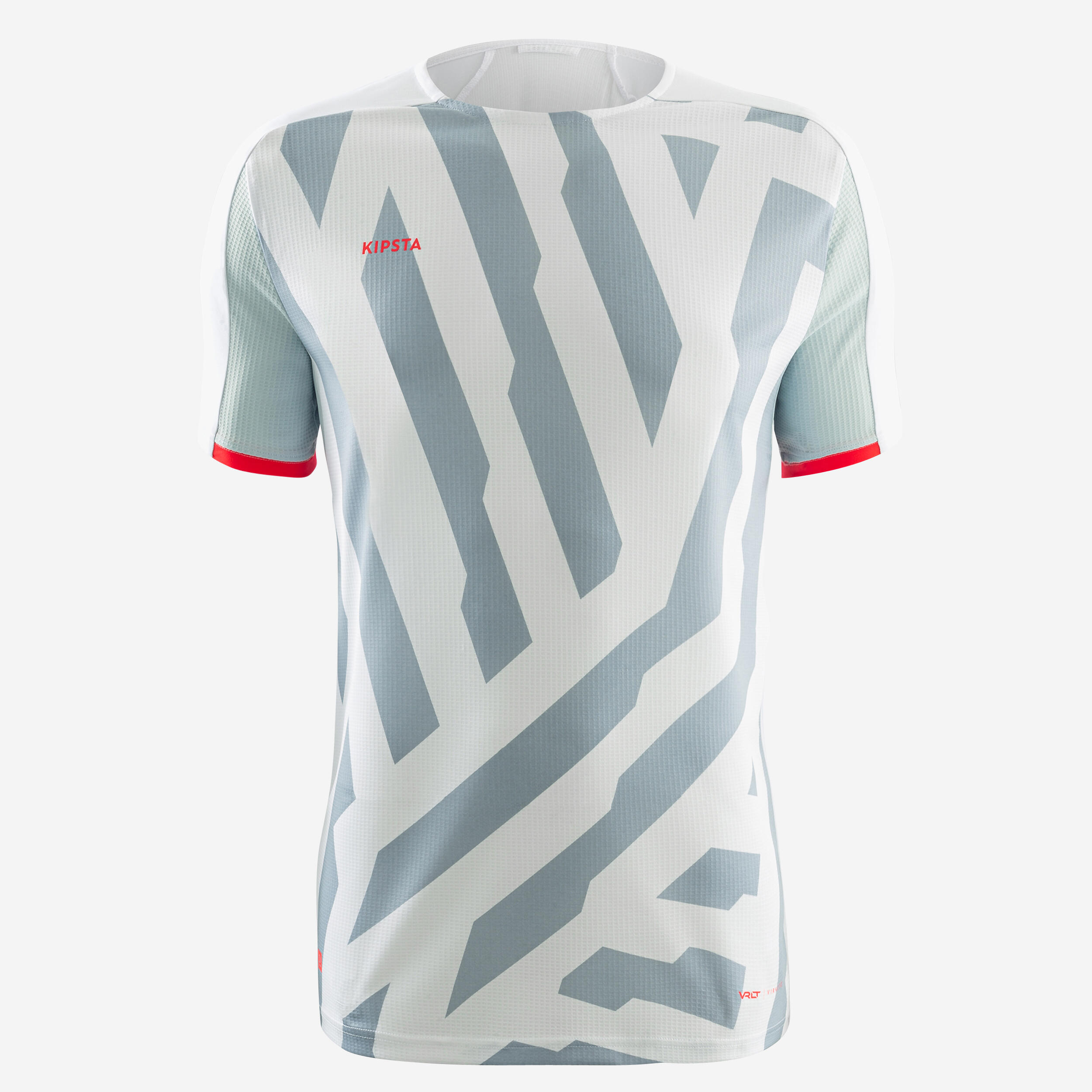 Short-Sleeved Football Shirt Viralto Solo Axton - Grey/White LTD AW23 1/4