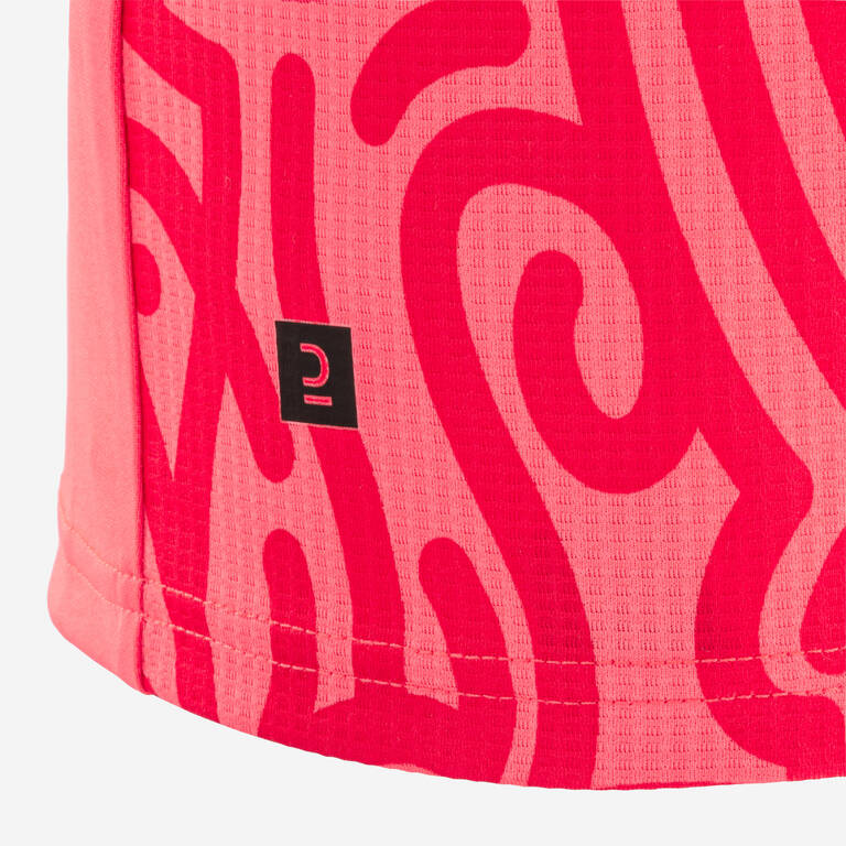 Kaos Sepak Bola Lengan Pendek Viralto Solo Letters - Pink Neon