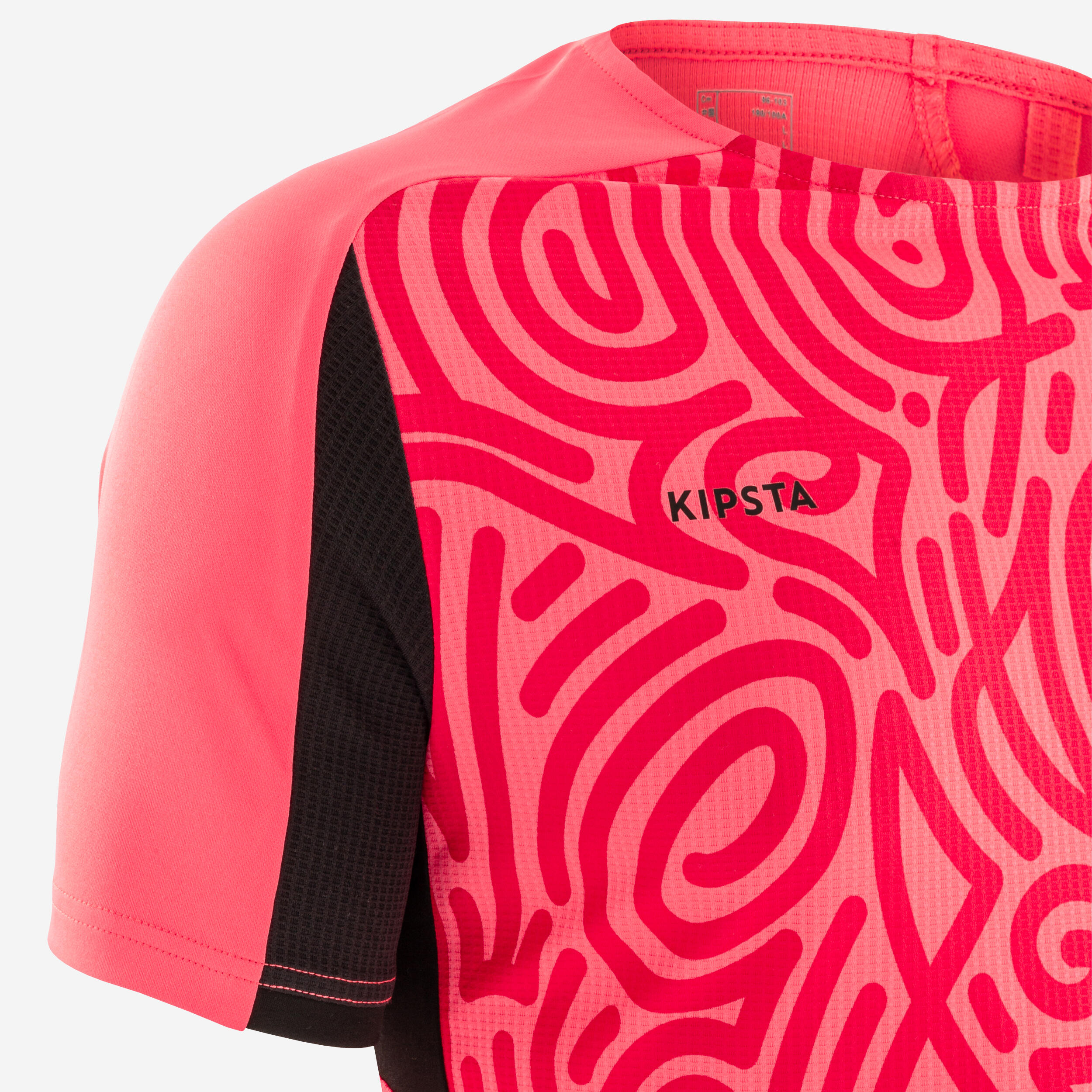 VIRALTO SOLO LETTERS PINK FLUO SHORT-SLEEVED SOCCER JERSEY