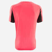 Short-Sleeved Football Shirt Viralto Solo Letters - Neon Pink