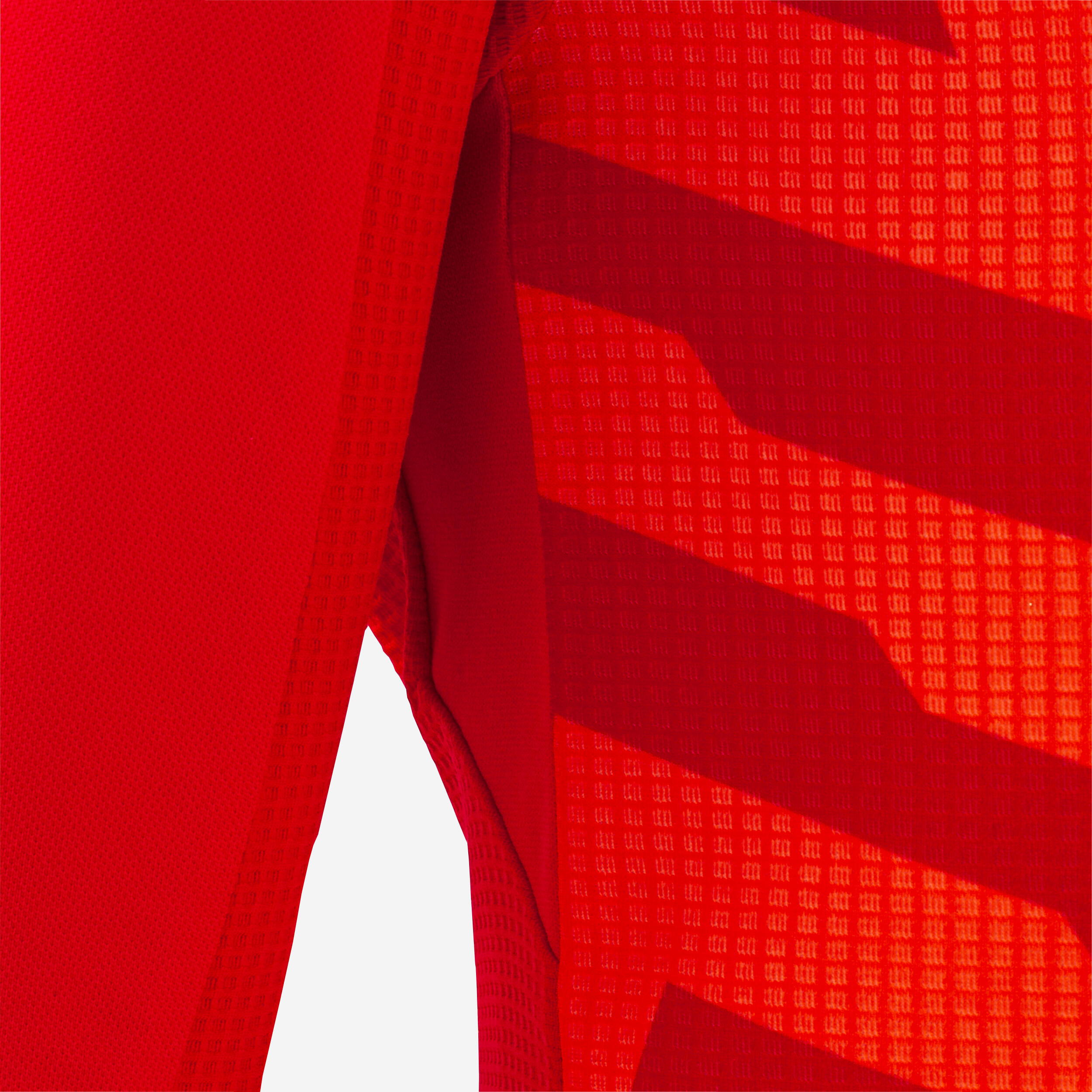 Kids' Long-Sleeved Football Shirt Viralto Aqua - Orange & Red 4/8