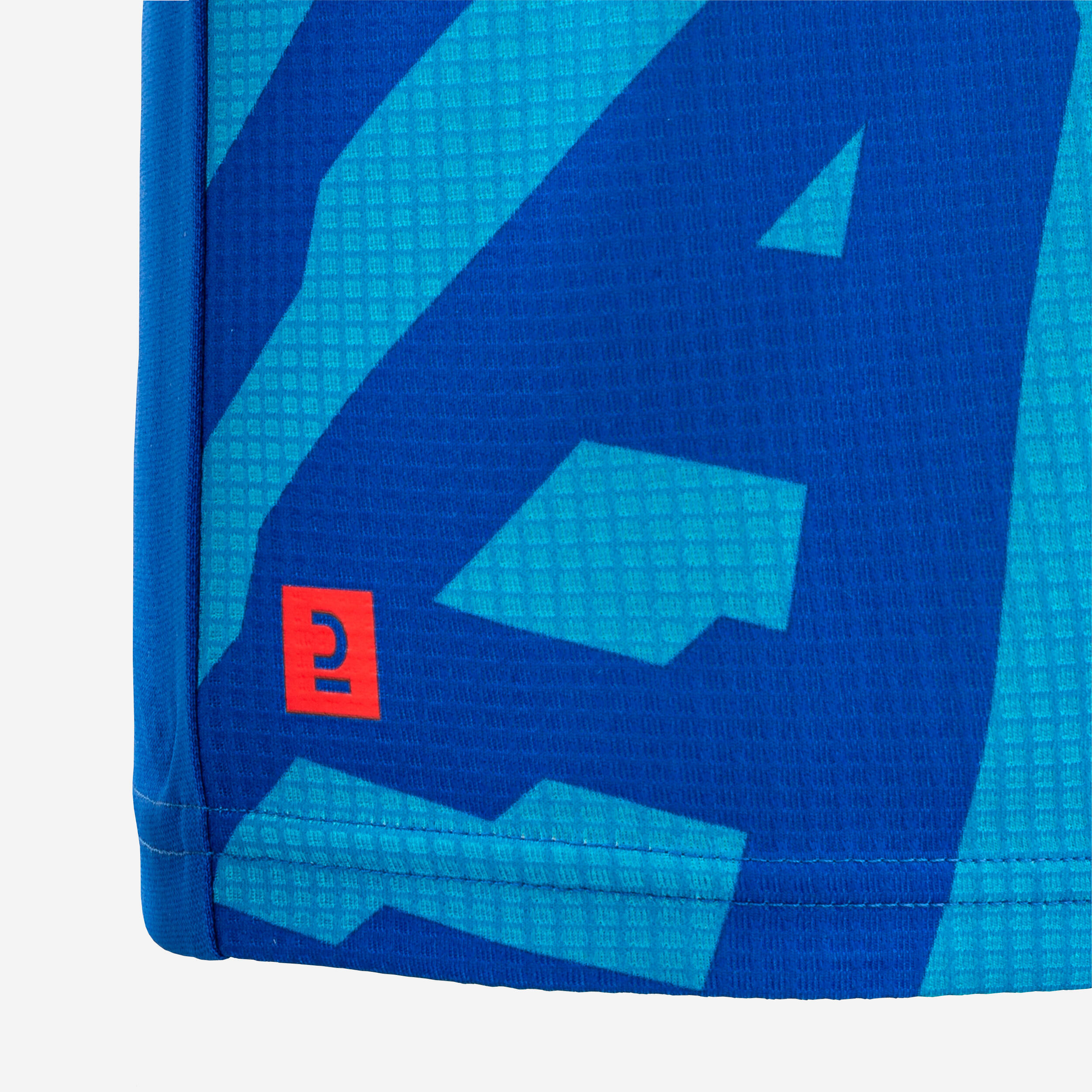 Kids' Football Shirt Viralto Axton - Blue & Turquoise