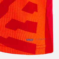 Kids' Football Shirt Viralto Axton - Red/Orange/Blue