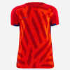 Bērnu futbola krekls “Viralto Axton”, sarkans/oranžs/zils