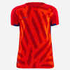 Kids' Football Shirt Viralto Axton - Red/Orange/Blue