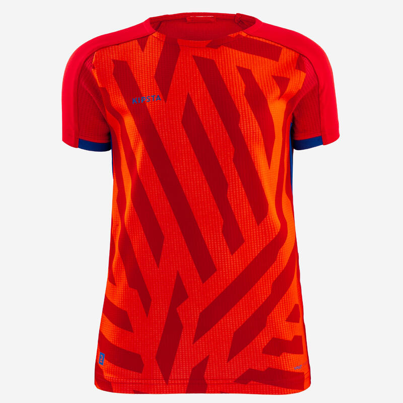 CAMISETA DE FÚTBOL MANGA CORTA VIRALTO SOLO LETTERS AZUL - Decathlon