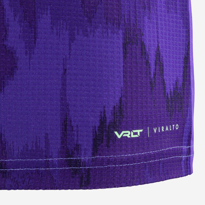 MAILLOT DE FOOTBALL VIRALTO JR ALPHA VIOLET ET VERT D'EAU