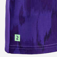 Kids' Football Shirt Viralto - Alpha Purple/Water Green