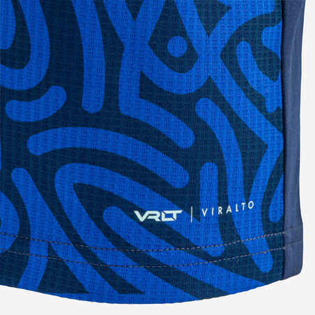 Kids' Short-Sleeved Football Shirt Viralto  - Blue