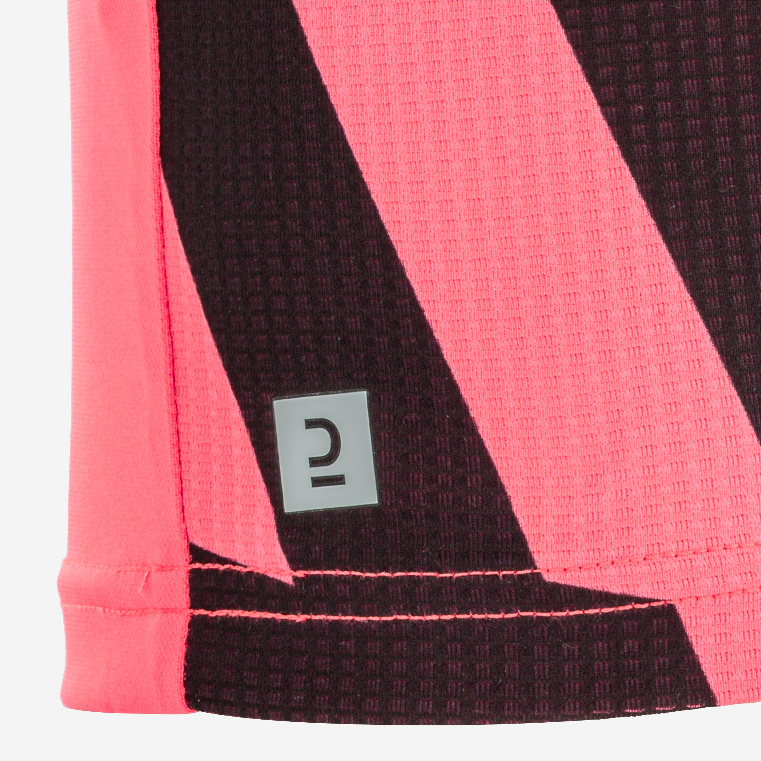 Kids' Football Shirt Viralto Axton - Pink & Black 3/11