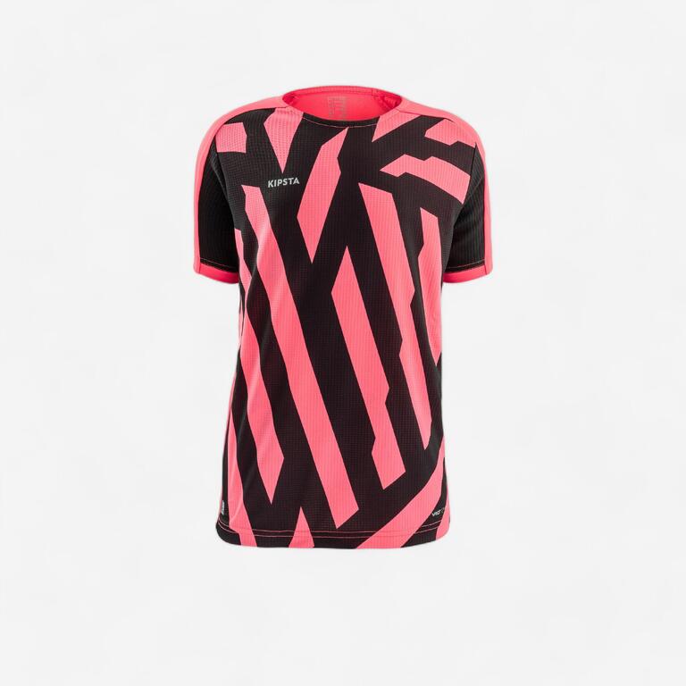 Men Football Jersey Shirt Viralto - Neon Pink Black