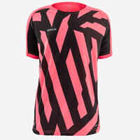 Kids' Football Shirt Viralto Axton - Pink & Black