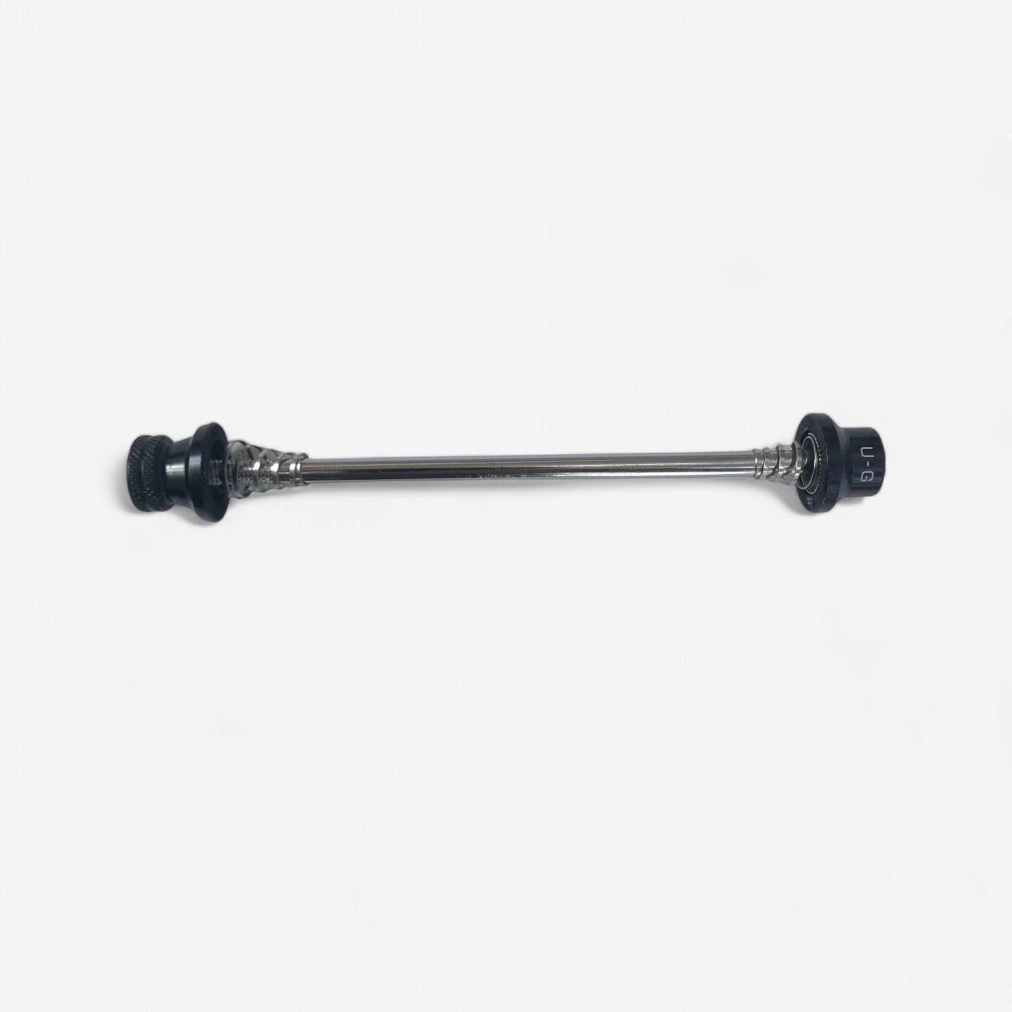 Locking quick cheap release skewer