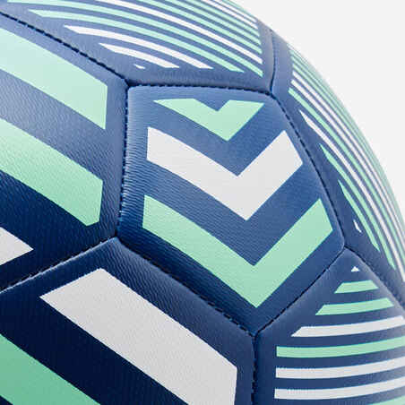 Lengvas futbolo kamuolys pradedantiesiems, 5 dydžio, juodas, žalias