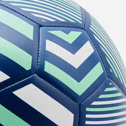 Football Light Learning Ball Size 5 - Black/Green