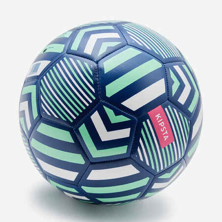 Lengvas futbolo kamuolys pradedantiesiems, 5 dydžio, juodas, žalias