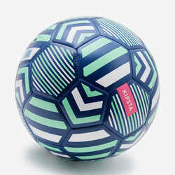 Football Light Learning Ball Size 5 - Black/Green