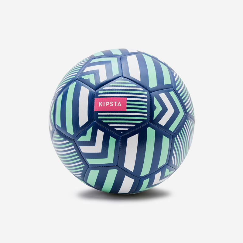 Fussball Light Learning Ball Grösse 5 - schwarz/grün 