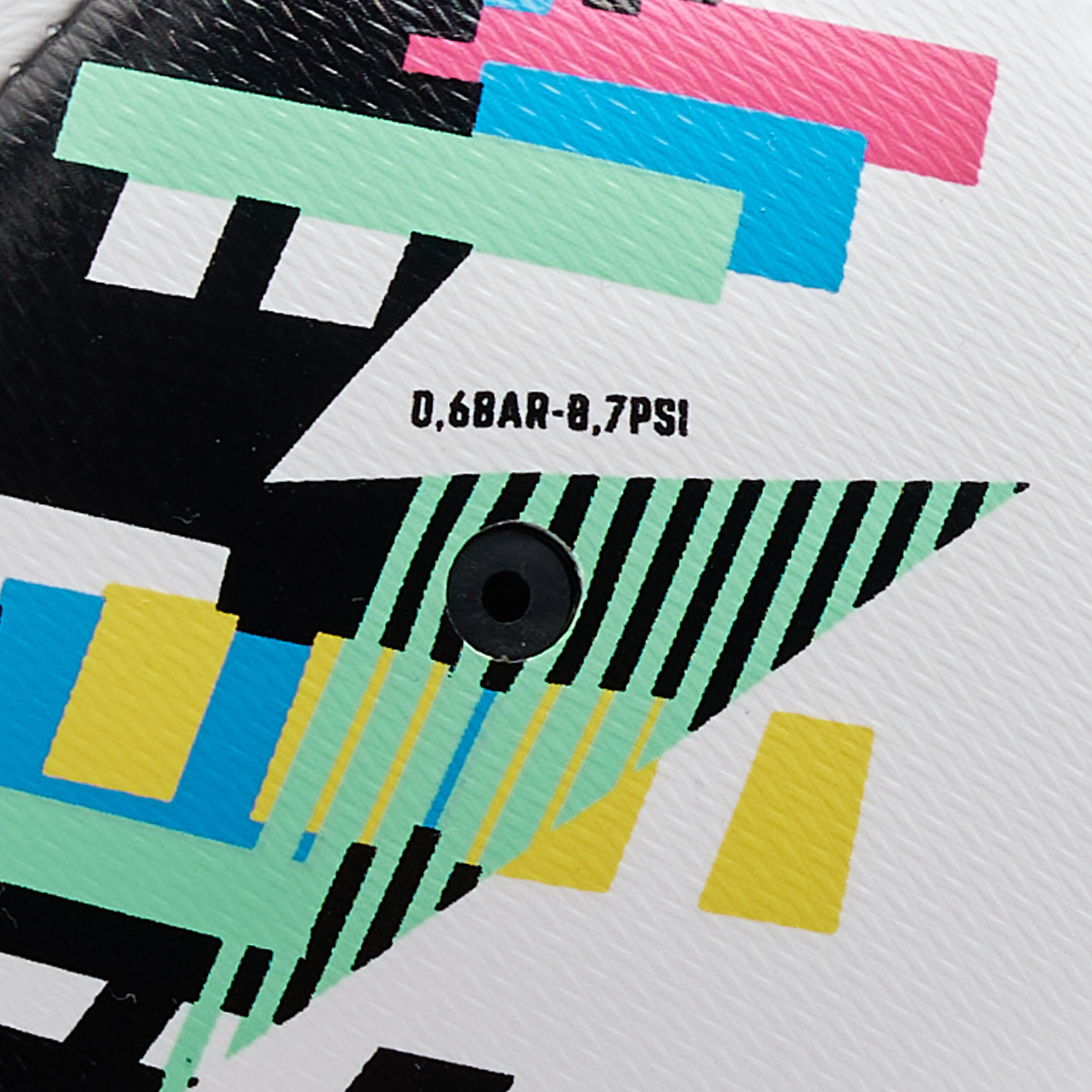 Football Kids Learning Ball Size 5 White Black