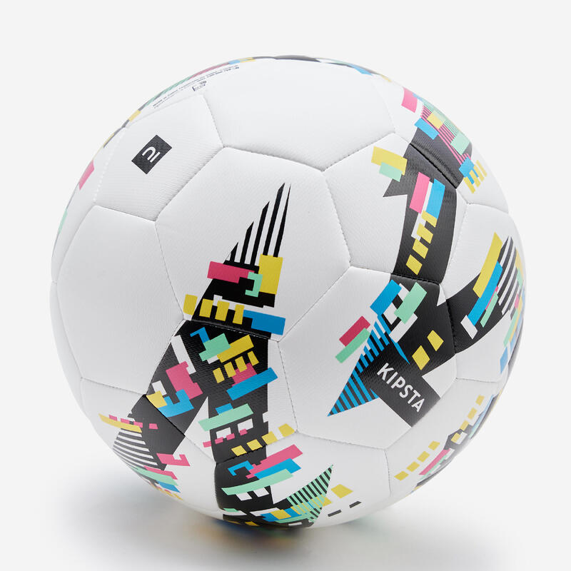 Fotbalový míč Light Learning Ball velikost 5 bílo-černý 