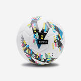 Football Kids Learning Ball Size 5 - White/Black