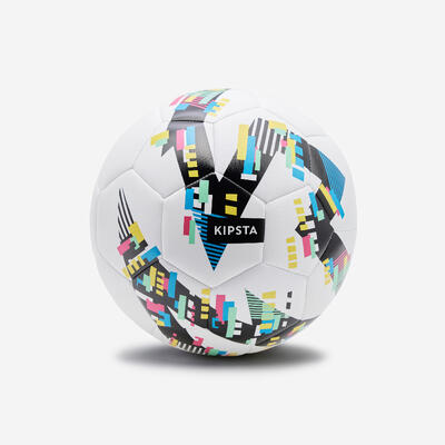 Pallone calcio LEARNING BALL taglia 5 nero-verde