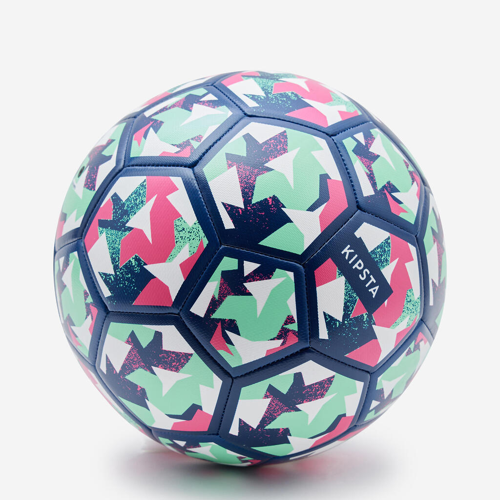 Ballon de football Light LEARNING BALL BLEU VERT VIOLET TAILLE 4