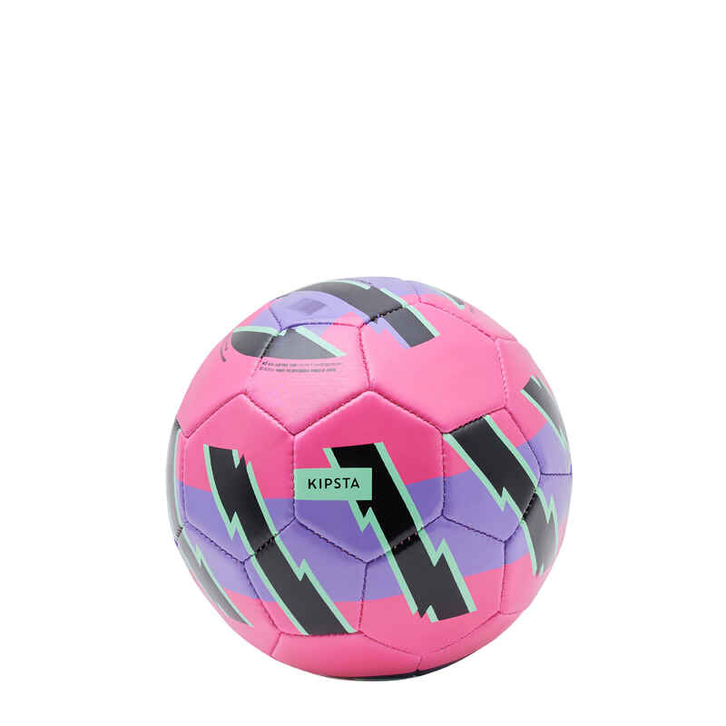 Mini Football Learning Ball Size 1 Purple/Green Decathlon