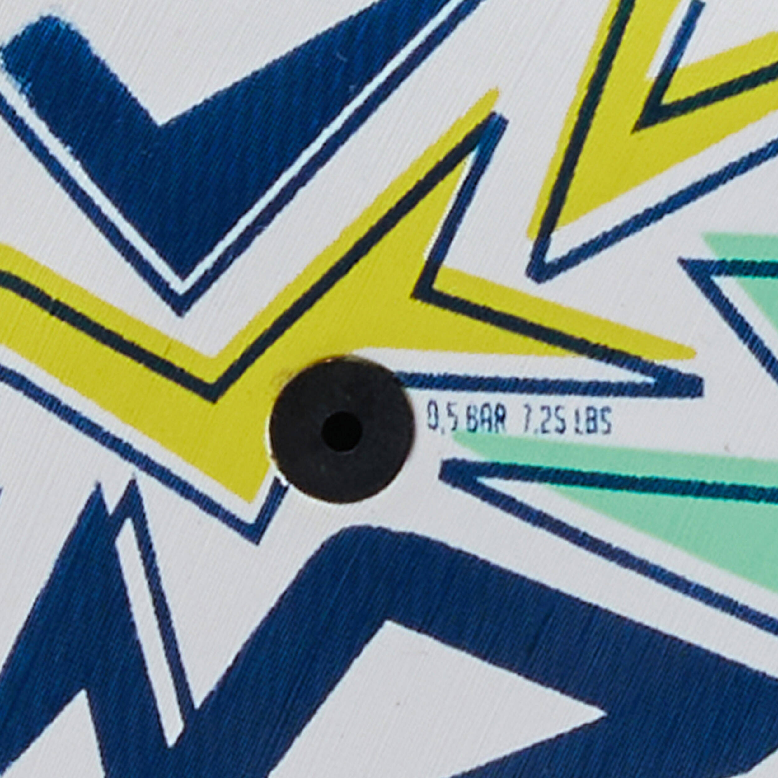 Mini Football Learning Ball Size 1 - White/Blue -  5