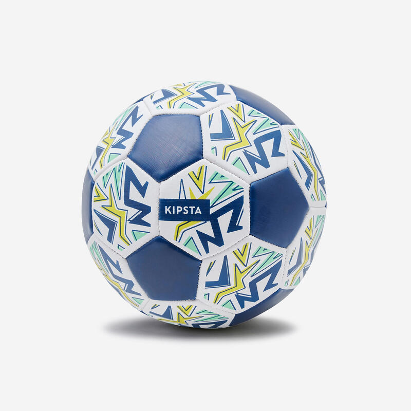 Mini Bola de Futebol LEARNING BALL TAMANHO 1 BRANCO/AZUL